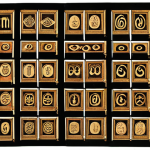 **Traditional Thai script development**: "Elegant evolution of Thai alphabet calligraphy from ancient Khmer and Mon influences to modern stylized forms, Sukhothai era, highlighting vowel and tone mark additions, intricate details, historical significance."