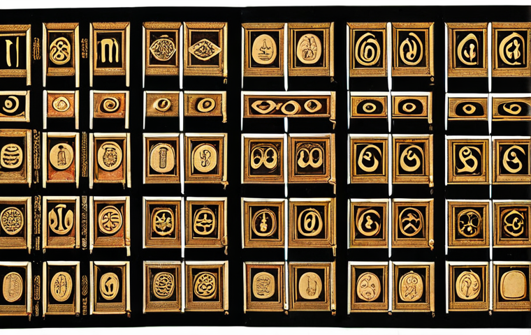 **Traditional Thai script development**: "Elegant evolution of Thai alphabet calligraphy from ancient Khmer and Mon influences to modern stylized forms, Sukhothai era, highlighting vowel and tone mark additions, intricate details, historical significance."